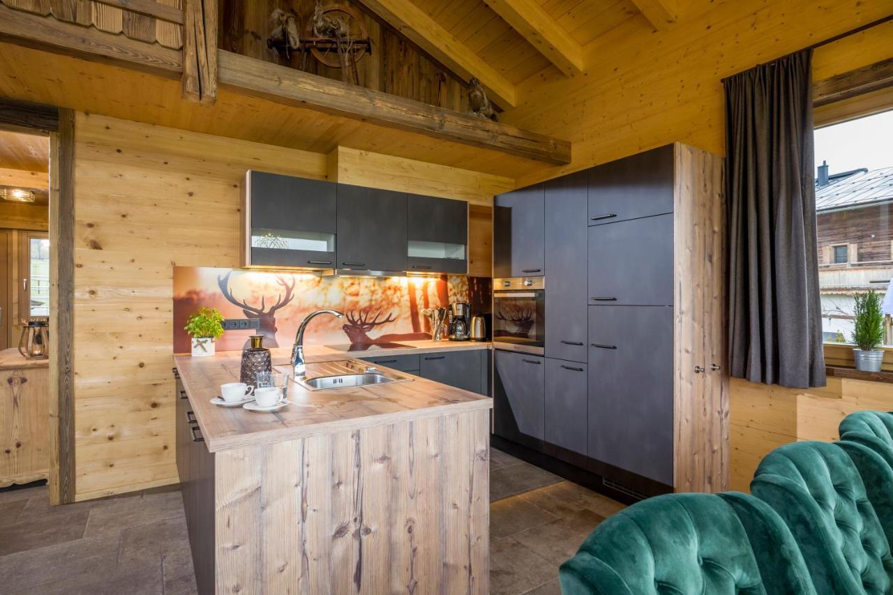 Narzenhof Wellness Chalets, Familien & Luxus Apartments Am Bauernhof Sankt Johann in Tirol Exterior foto