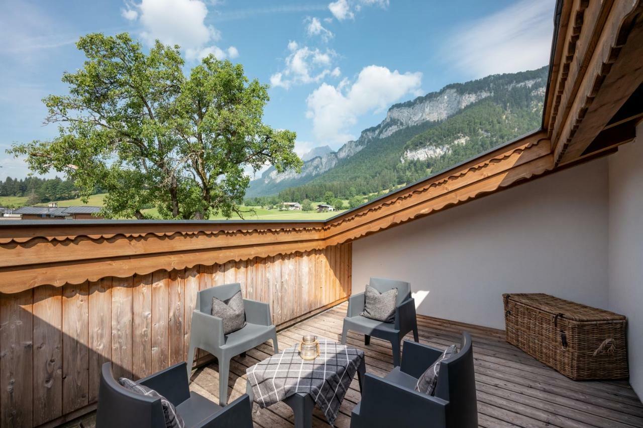 Narzenhof Wellness Chalets, Familien & Luxus Apartments Am Bauernhof Sankt Johann in Tirol Exterior foto
