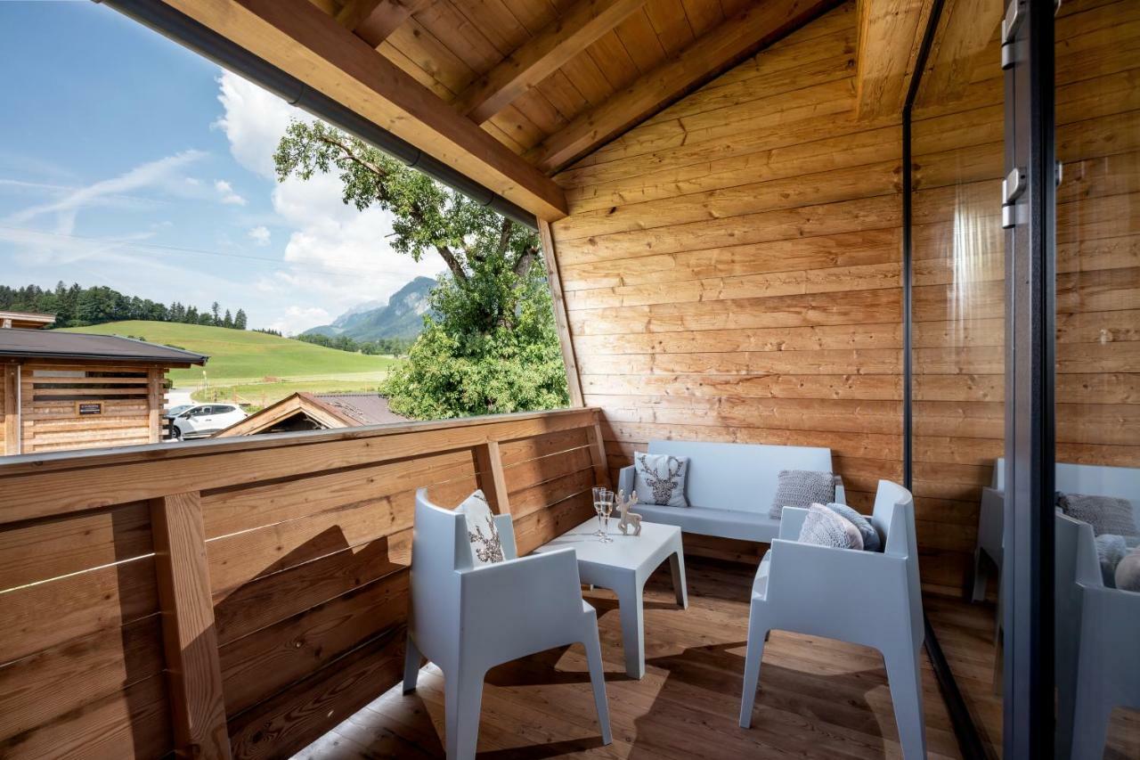 Narzenhof Wellness Chalets, Familien & Luxus Apartments Am Bauernhof Sankt Johann in Tirol Exterior foto